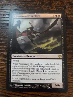 Abhorrent Overlord Theros Regular - Image 1