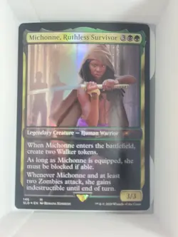 Michonne, Ruthless Survivor #146 (Foil) (NM) Secret Lair Drop SLD Magic MTG - Image 1