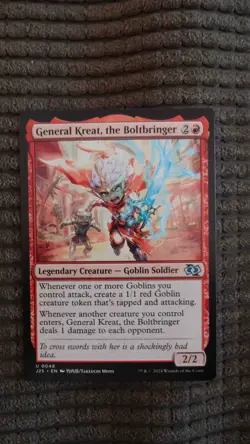 Magic: the Gathering / MtG General Kreat, the Boltbringer x1 Jumpstart - Image 1