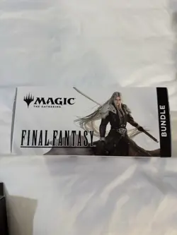 Magic: The Gathering Final Fantasy Bundle WOTC 9 Play Booster New/Sealed In Hand - Image 4