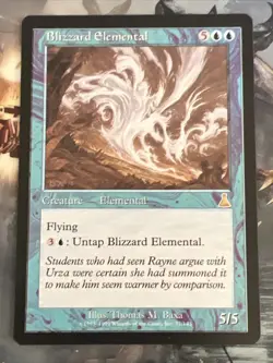 1x Blizzard Elemental Urza's Destiny LP MTG Magic the Gathering x1 MKE - Image 1