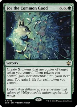 NM Prerelease Foil For the Common Good, MTG, Bloomburrow, Magic, 172 - Image 1