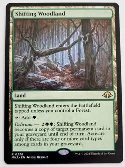 MTG Shifting Woodland - Modern Horizons 3 MH3 - NM - Image 1
