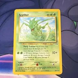 The Pokemon Scyther 46/75 Neo Discovery Uncommon 60 HP Regular English - Image 1