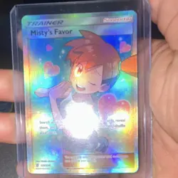 Pokemon TCG Misty's Favor 235/236 SM Unified Minds Full Art Holo Trainer - Image 1