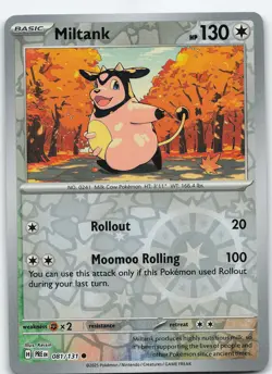 Miltank 081/131 Common Reverse Holo SV: Prismatic Evolutions NM Pokemon - Image 1