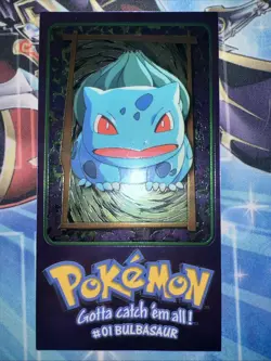 Pokemon TOPPS Series 1 - JUMBO STARTER SET - Bulbbasaur, Charmander, Squirtle! - Image 3