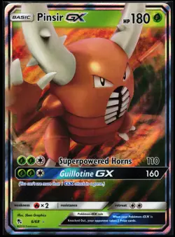 Pokemon - Pinsir GX - Hidden Fates - 6/68 - Ultra Rare - NM/M - Image 1