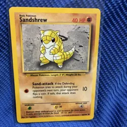 1999 POKEMON GAME 62 SANDSHREW Mint Conditions Perfect - Image 5