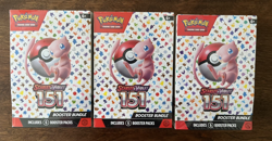 3X 2023 Pokemon Scarlet & Violet 151 Booster Bundle Factory Sealed Box English - Image 1