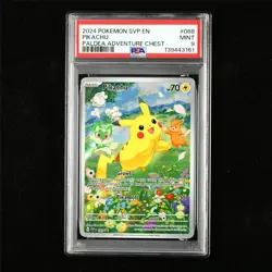 PSA 9 MINT 2024 Pokemon ENG Pikachu #088 Promo(3) - Image 1