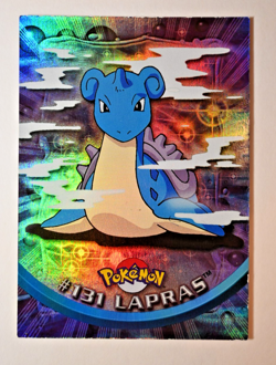 Topps Pokemon TV Animation Edition Series 3 Rainbow Holo Foil #131 Lapras - Image 1