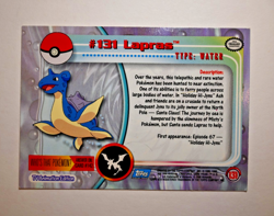 Topps Pokemon TV Animation Edition Series 3 Rainbow Holo Foil #131 Lapras - Image 2