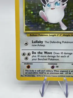 Jungle Pokemon TCG Wigglytuff 16/64 Rare Holo NM 1999 Mitsushiro Arita - Image 5