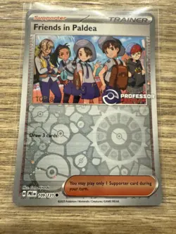 Friends In Paldea 109/131 (TOP 8) Pokemon Professor Program Promo - Image 1