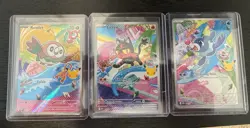 Pokemon First Partner Illustration Alola Gen 7 Starters PSA 10 Potential - Image 1