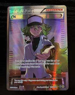 Pokemon N 105a/124 Alt Art Promo Premium Trainer’s XY Collection Holo NM - Image 1