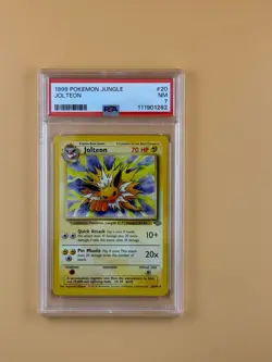 Pokemon Jolteon 20/64 Jungle PSA 7 - Image 1