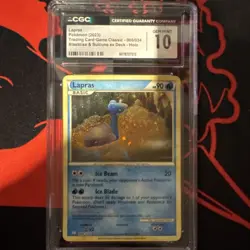 Pokemon TCG Lapras 008/034 Classic Collection Holo CGC 10 English (2023) - Image 1