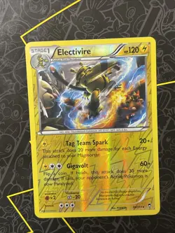 Pokemon TCG Electivire 30/111 XY Furious Fists Reverse Holo Rare - Image 1
