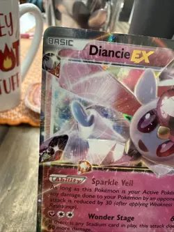 Diancie EX 72/124 Ultra Rare Pokemon TCG XY - Fates Collide - Image 2