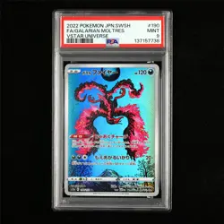 PSA 9 MINT 2022 Pokemon JPN Galarian Moltres VSTAR UNIVERSE 190/172 AR - Image 2