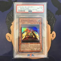 PSA 8 NEAR MINT 2003 YU-GI-Oh! Magician's Force Z-METAL TANK #006 1st Ed - Image 2