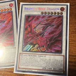 Konami Bramble Rose Dragon DOOD-EN039 1st Edition Holo Lot of 2 Yu-Gi-Oh! TCG - Image 1