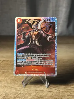Krieg OP15-008 SR Adventure On Kami’s Island One Piece Card Game English - Image 1