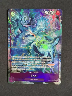 Enel OP15-060 SR Alt Art Adventure On Kami’s Island ENGLISH🔥🔥ONE PIECE - Image 1