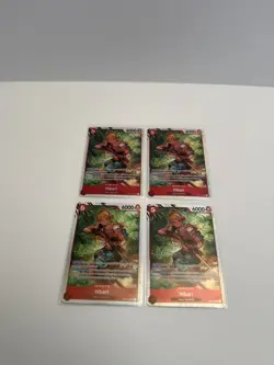 (x4) Hibari SR OP11-010 A Fist of Divine Speed One piece English PLAYSET - Image 1
