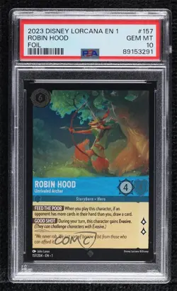 2023 Disney Lorcana - The First Chapter 1 Foil #157 PSA 10 GEM MT - Image 1