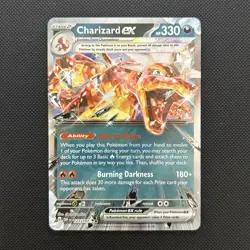 Charizard ex 125/197 Pokemon TCG Sv03: Obsidian Flames Holo NM/M - Image 2
