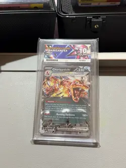 Pokemon TCG Charizard EX Sv03: Obsidian Flames Holo GRADED 10 Card 125/197 - Image 1