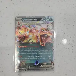 Pokemon TCG Charizard ex Sv03: Obsidian Flames 125/197 Holo Double Rare MINT - Image 1
