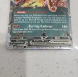 Pokemon TCG Charizard ex Sv03: Obsidian Flames 125/197 Holo Double Rare MINT - Image 3