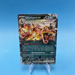 Pokemon TCG Charizard EX Sv03: Obsidian Flames 125/197 Holo Double Rare - Image 1