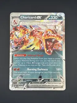 Pokemon TCG Charizard ex Sv03: Obsidian Flames 125/197 Holo Double Rare - Image 1
