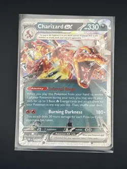 Pokemon TCG Charizard ex Sv03: Obsidian Flames 125/197 Holo Double Rare - Image 3