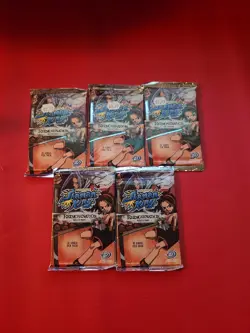 NEW Booster 5 Packs Shaman King CCG TCG Reincarnation English 10 Cards Per Pack - Image 1