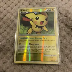 Pokemon Card | Pichu 28/123 Heart Gold & Soul Silver Reverse Holo - Image 1