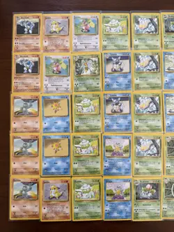 Vintage German Pokemon 52 Card Lot Commons Uncommons Base Set NM LP MP - Image 1