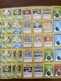Vintage German Pokemon 52 Card Lot Commons Uncommons Base Set NM LP MP - Image 2