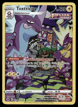 Pokemon Cards Toxtricity GG09/GG70 Crown Zenith Galarian Gallery Holo NM - Image 1