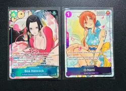 O-Nami and Boa Hancock- One Piece Illustration Box Vol. 1 promo cards - Image 1