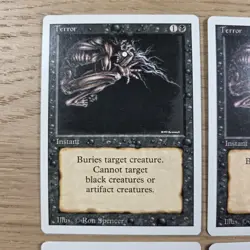Terror Revised x4 Playset Magic the Gathering MTG TCG Card LP/NM - Image 4