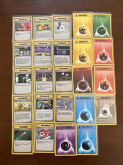 Vintage Pokemon 74 Card Lot Commons Uncommons Base Set Fossil Jungle NM LP MP - Image 3