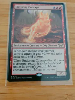 MTG Enduring Courage 0133 Duskmourn M/NM Free UK P&P - Image 1