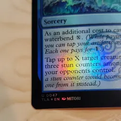 Magic: The Gathering Crashing Wave 0047 TLA Uncommon Holo Sorcery Blue 2025 - Image 5