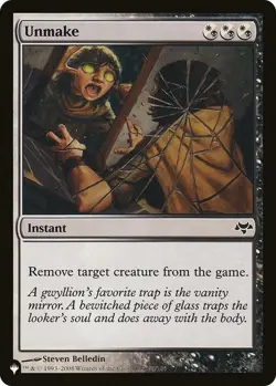 Unmake - The List Light Play, English Magic the Gathering MTG The List - Image 1